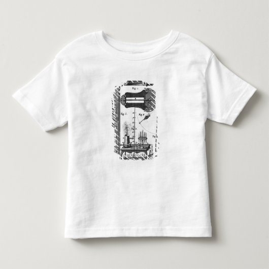 温度計および高音計 トドラーTシャツ (正面)
