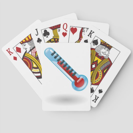 温度計の温度 トランプ (裏面)