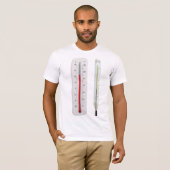 温度計メンズTシャツ2枚 Tシャツ (正面フル)