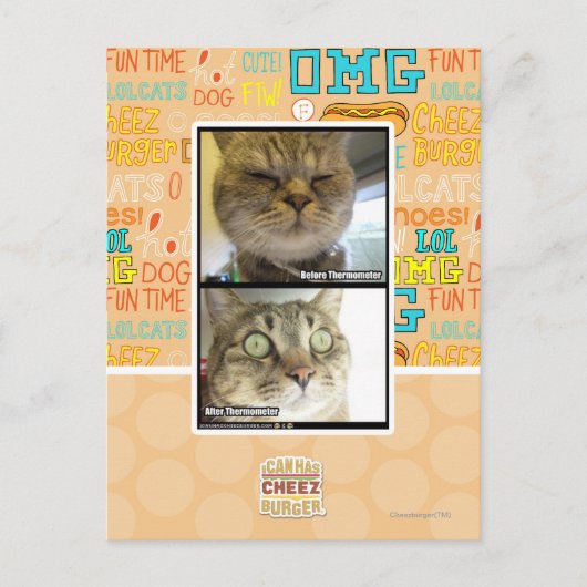 温度計 ポストカード (正面)