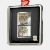 温度計 メタルオーナメント (左)