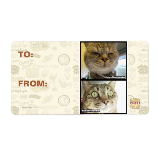 温度計 ラベル (正面)