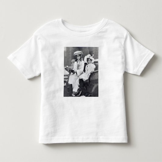 温暖なサザーランド公爵夫人と娘 トドラーTシャツ (正面)