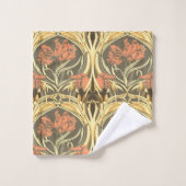 温暖な中性及び赤面アールヌーボーバスタオルセット バスタオルセット (ウォッシュタオル)