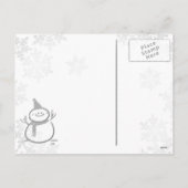 温暖な冬 シーズンポストカード (裏面)