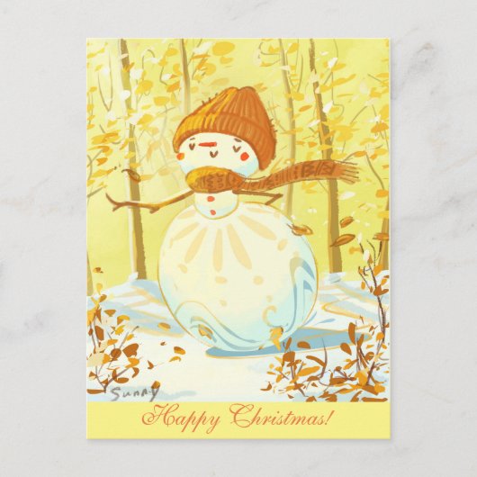 温暖な冬 シーズンポストカード (正面)