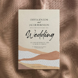 温暖な砂漠 |ボホ結婚式招待状 招待状