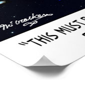 温暖化が起こらないフラットアース ポスター (角)