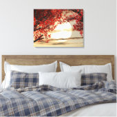 温暖化と平和な木々のキャンバスプリント キャンバスプリント (インサイチュ (寝室))
