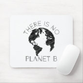 温暖化に反対する惑星Bの世界はない マウスパッド (マウス)