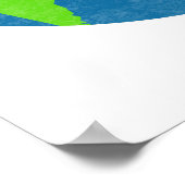 温暖化の気候変動を乗り越えた惑星 ポスター (角)