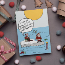 温暖化サンタ気候変動クリスマス