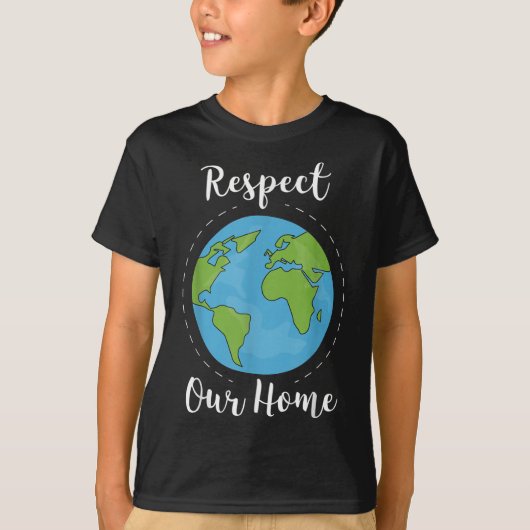 温暖化地球温暖化防止環境プロテクト Tシャツ (正面)