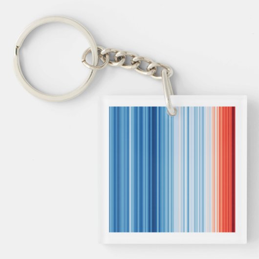 温暖化地球環境 キーホルダー (正面)