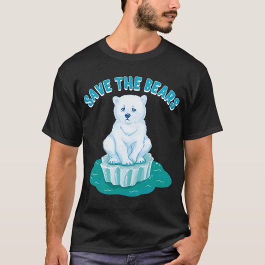 温暖化救地熊 Tシャツ (正面)