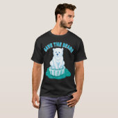 温暖化救地熊 Tシャツ (正面フル)
