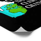 温暖化環境を変化させる人間の気候変動 ポスター (角)