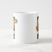 温暖化素晴らし気候変動の漫画 ジャンボコーヒーマグカップ (正面)