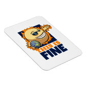 温暖化素晴らし気候変動の漫画 マグネット (右側)