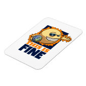 温暖化素晴らし気候変動の漫画 マグネット (左側)