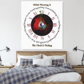 温暖化 – 時間ランニングはキャンバス印刷 キャンバスプリント (インサイチュ (寝室))