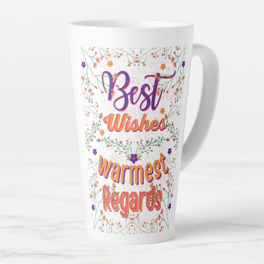 温最高のかく願う カフェラテマグ (右アングル)