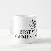 温最高のかく願う コーヒーマグカップ (正面左)