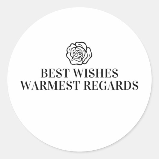 温最高のかく願う ラウンドシール (正面)