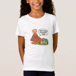 温来かいハグ!火山ユーモア Tシャツ