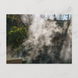 温水カスケードホット春国立公園Ar ポストカード