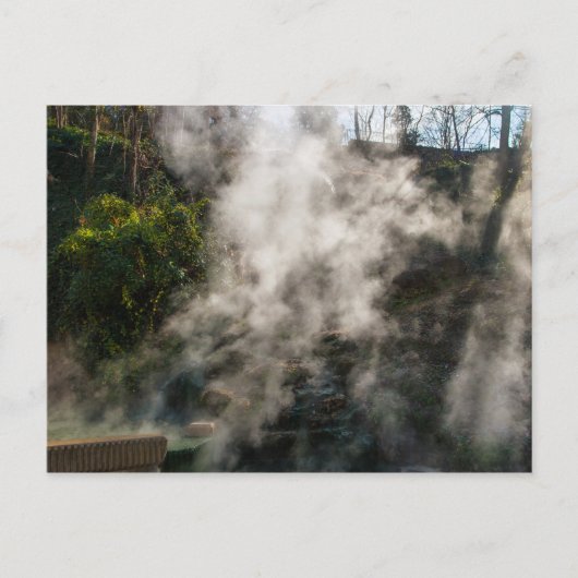 温水カスケードホット春国立公園Ar ポストカード (正面)