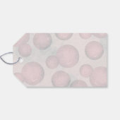 温水カラーホリデークリスマスパーティの招待状 ギフトタグ (裏面横)