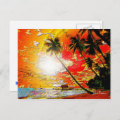 温水パラダイスポストカード ポストカード (正面/裏面)