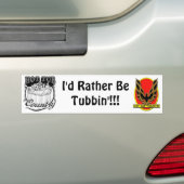 温水浴槽の国のバンパーステッカー バンパーステッカー (車上)