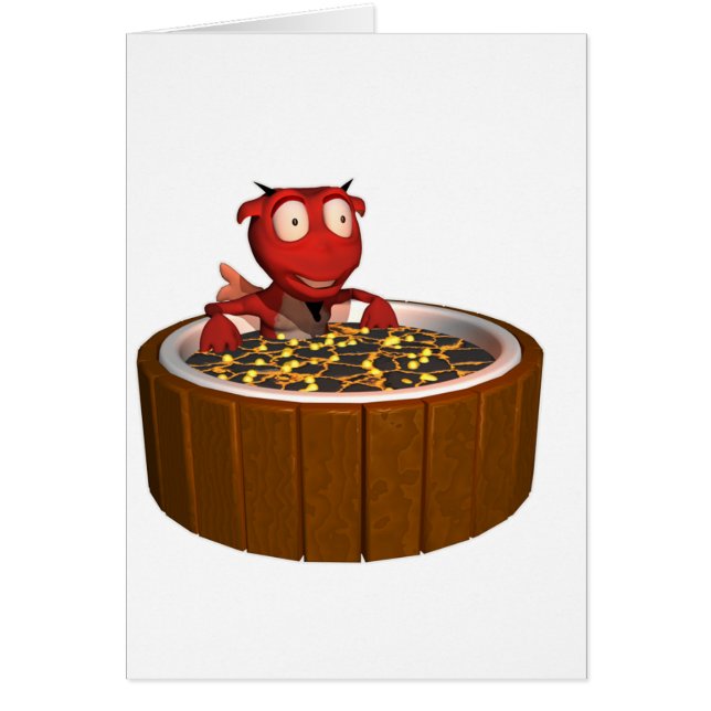 温水浴槽の鬼 (正面)