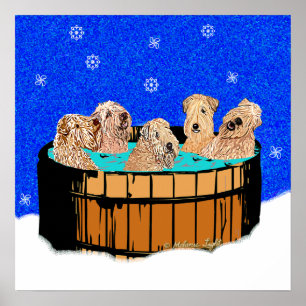 温水浴槽のWHEATENテリア ポスター