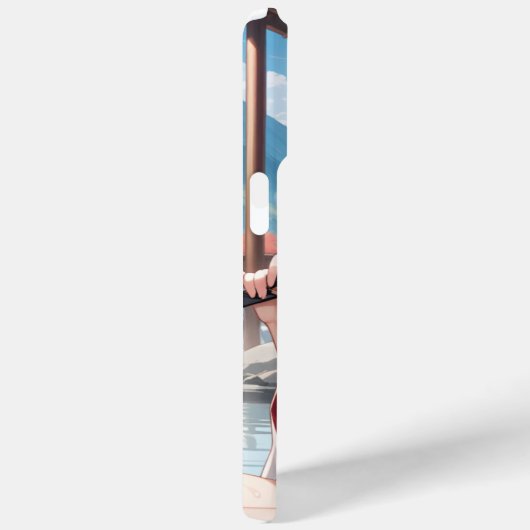 温泉に入る猫耳娘 Case-Mate iPhoneケース (裏面 / 右)