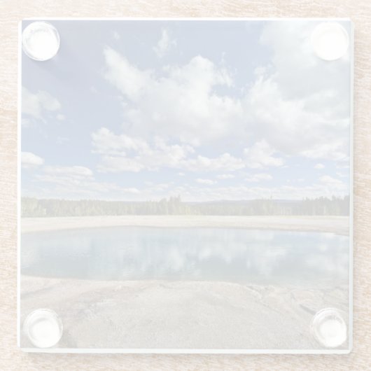 温泉 ガラスコースター (裏面)