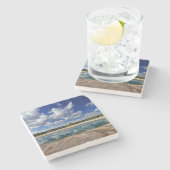 温泉 ストーンコースター (横)