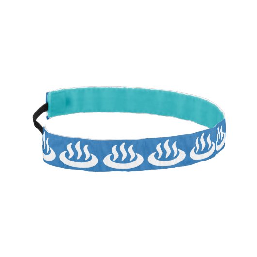 温泉♨熱春温泉日本の標識 アスレチックヘッドバンド (左)