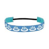 温泉♨熱春温泉日本の標識 アスレチックヘッドバンド (正面)