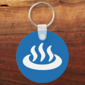 温泉♨熱春温泉日本の標識 キーホルダー (正面)