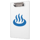 温泉♨熱春温泉日本の標識 クリップボード (左)