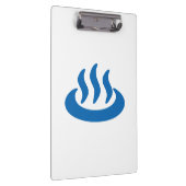 温泉♨熱春温泉日本の標識 クリップボード (右)