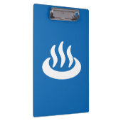 温泉♨熱春温泉日本の標識 クリップボード (右)