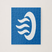 温泉♨熱春温泉日本の標識 ジグソーパズル (縦)