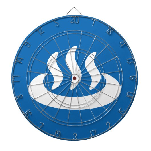 温泉♨熱春温泉日本の標識 ダーツボード (正面)