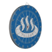 温泉♨熱春温泉日本の標識 ダーツボード (正面左)