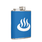 温泉♨熱春温泉日本の標識 フラスク (右)