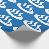 温泉♨熱春温泉日本の標識 ラッピングペーパー (角)